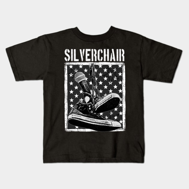 Silverchair sneakers Kids T-Shirt by Scom